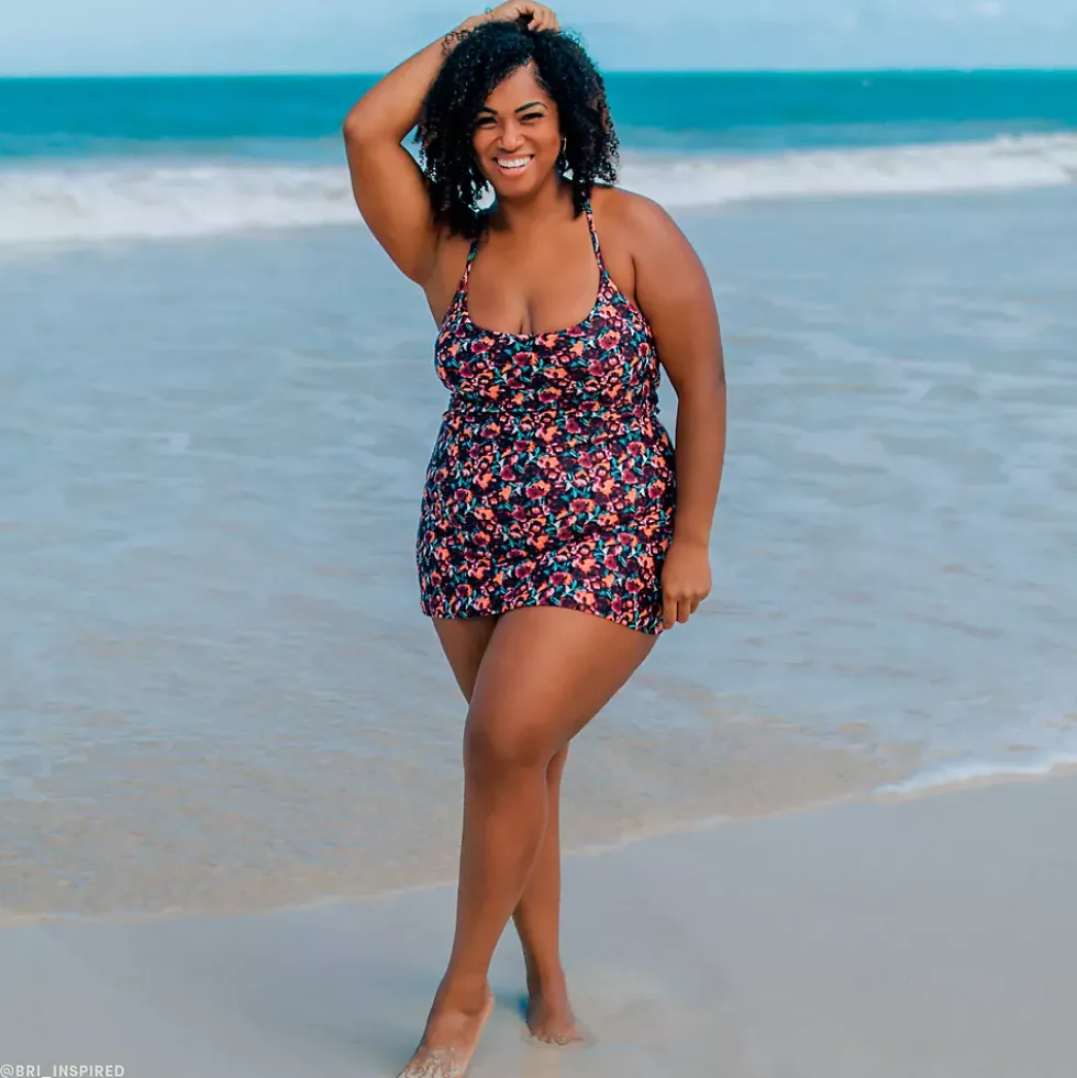 Andie x Lands' End Women's Tugless Fiji Swim Dress