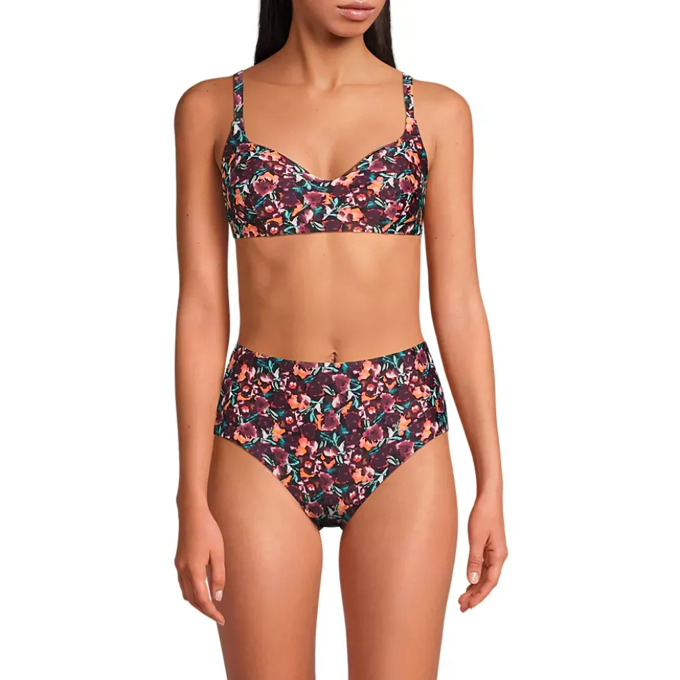 Andie x Lands' End Women's Tugless Molki Bikini Top