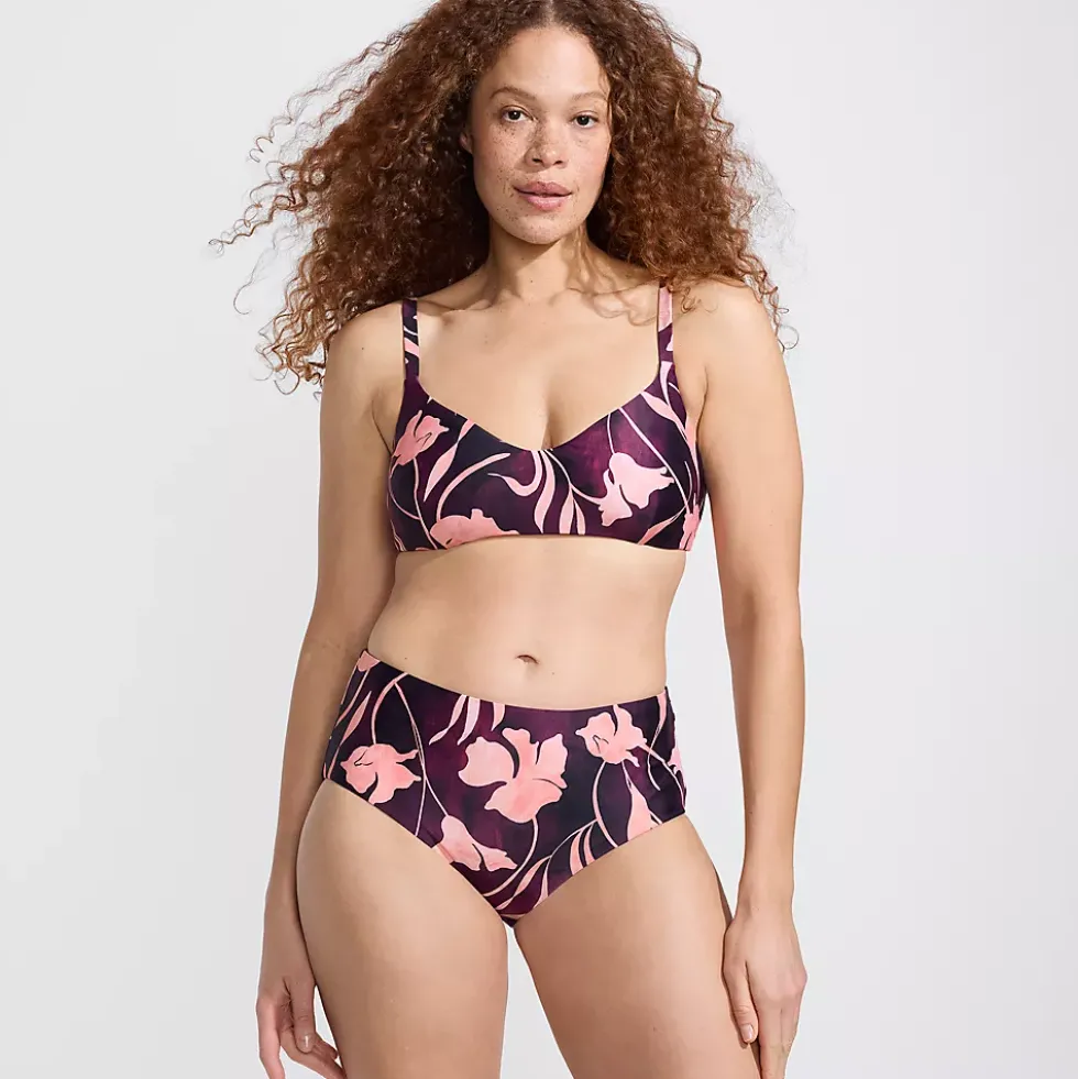 Andie x Lands' End Women's Tugless Molki Bikini Top