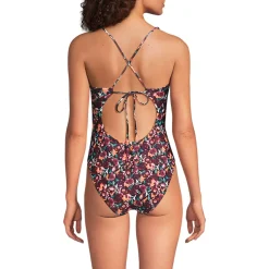Andie x Lands' End Women's Tugless Elwood One Piece Swimsuit
