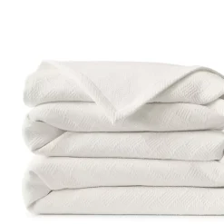 Basketweave Cotton Matelasse Coverlet