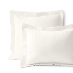 Basketweave Cotton Matelasse Coverlet