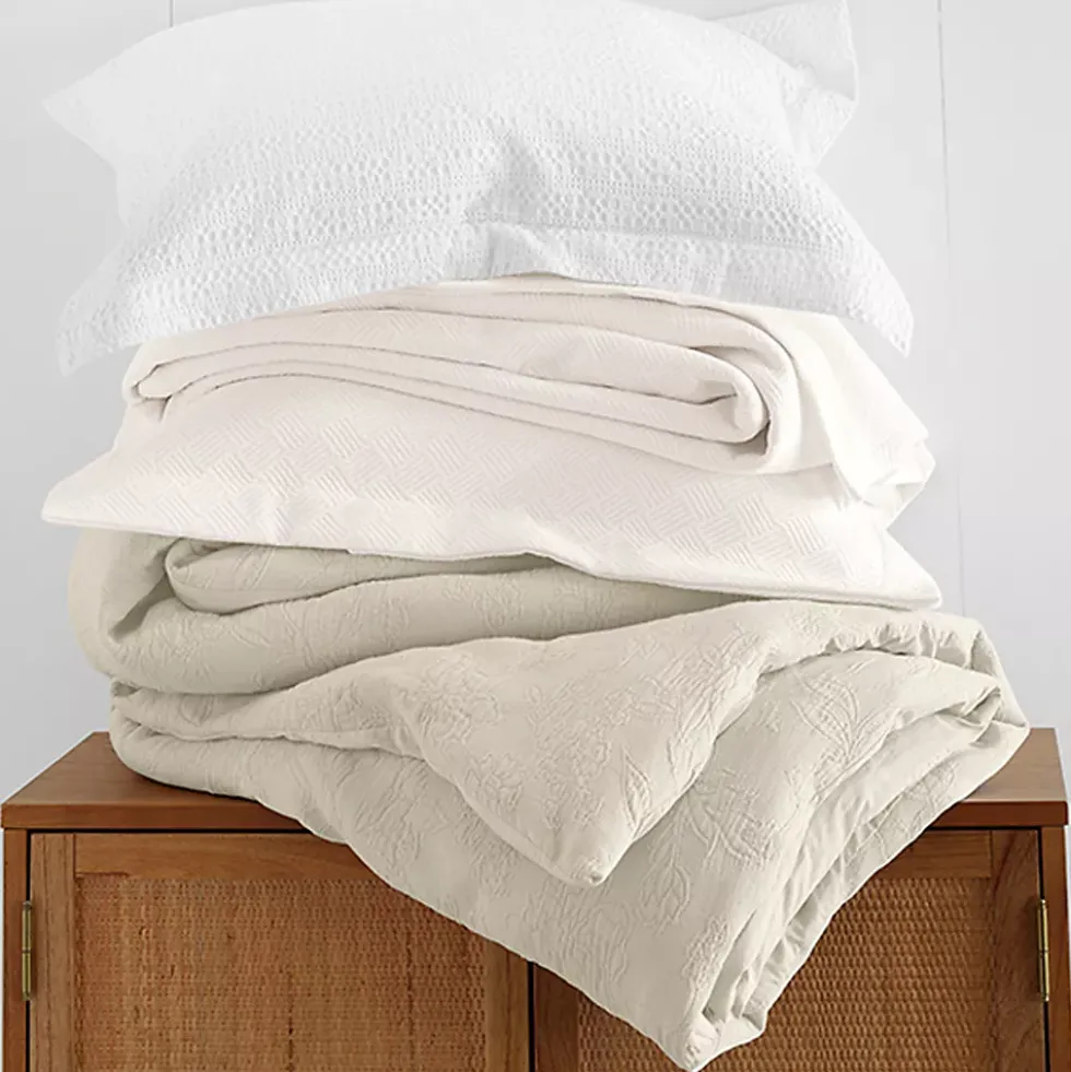 Basketweave Cotton Matelasse Coverlet