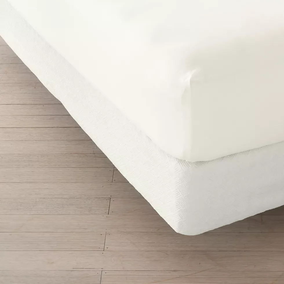 Basketweave Cotton Matelasse Box Spring Cover