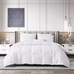 Beautyrest All Season Cotton Blend Feather and Down Fiber Comforter