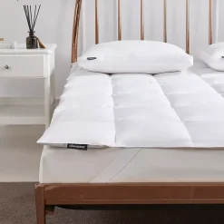 Beautyrest Cotton Blend Feather and Down Fiber Mattress Topper