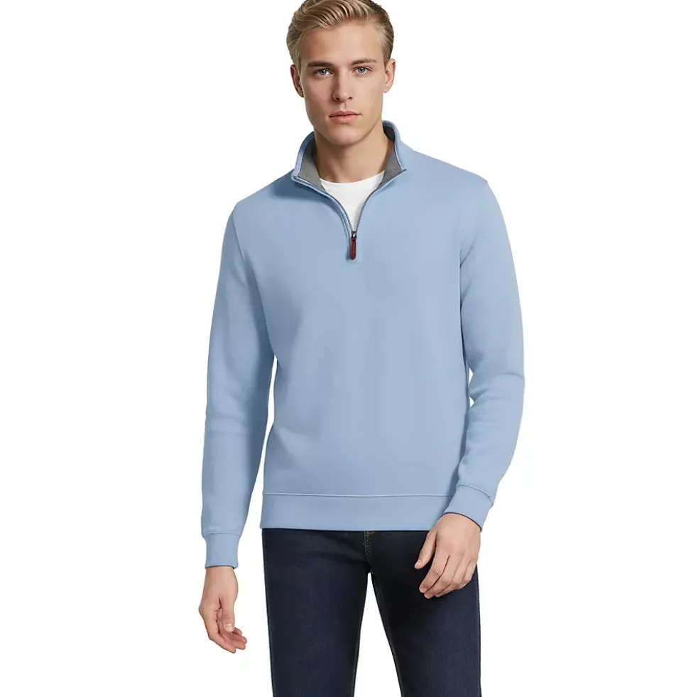 Bedford Rib Quarter Zip Pullover Sweater