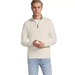 Bedford Rib Quarter Zip Pullover Sweater
