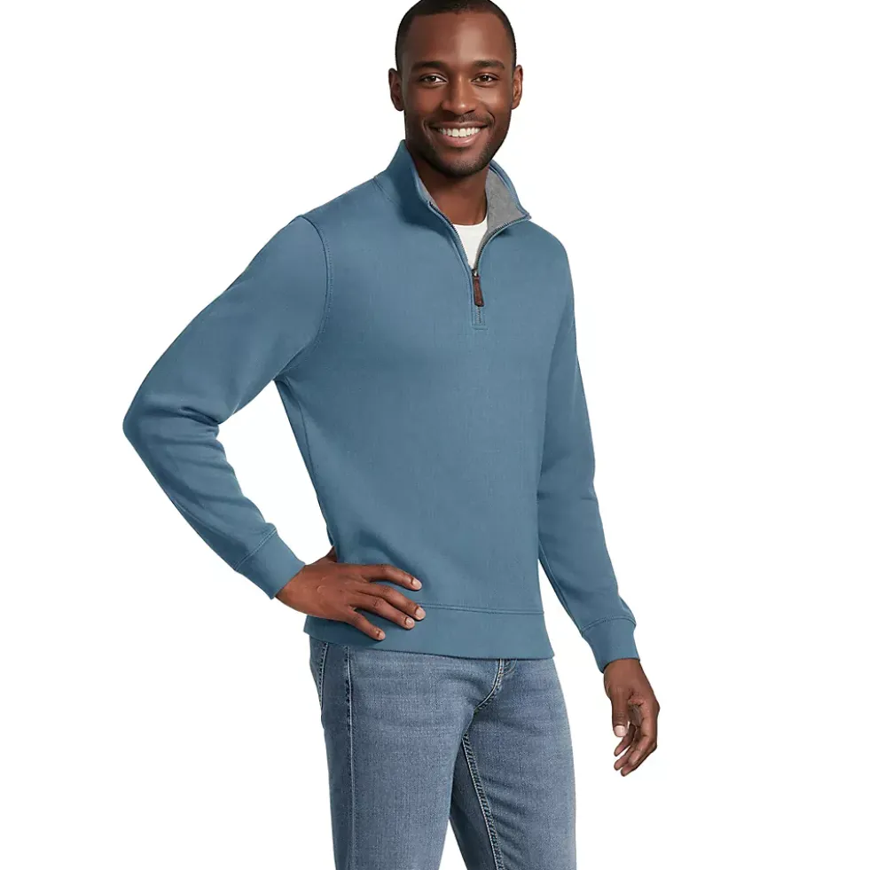 Bedford Rib Quarter Zip Pullover Sweater