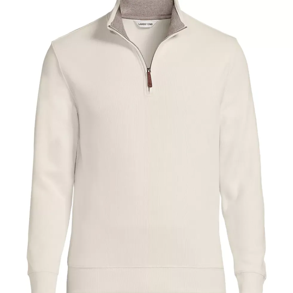 Bedford Rib Quarter Zip Pullover Sweater