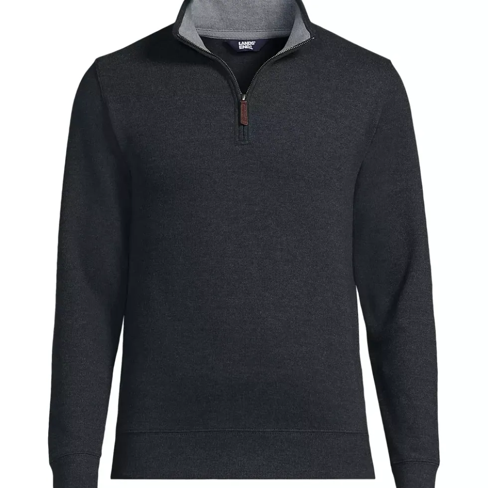 Bedford Rib Quarter Zip Pullover Sweater