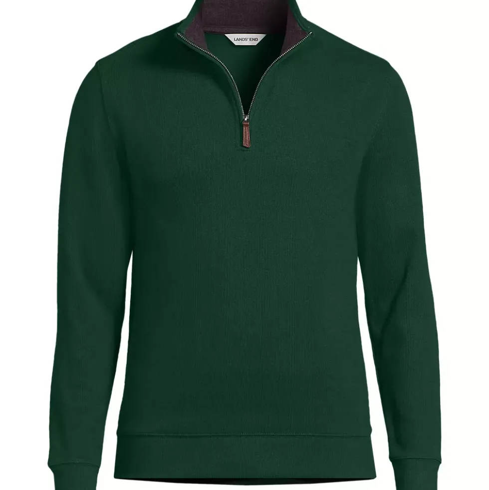 Bedford Rib Quarter Zip Pullover Sweater