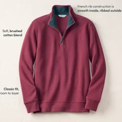 Bedford Rib Quarter Zip Pullover Sweater