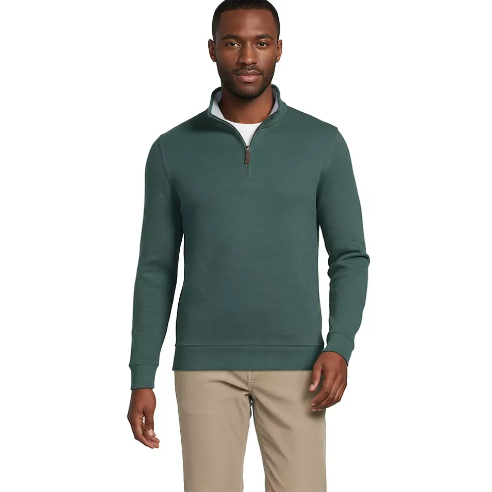 Bedford Rib Quarter Zip Pullover Sweater