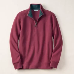 Bedford Rib Quarter Zip Pullover Sweater