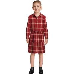Blake Shelton x Lands' End Girls Flannel Dress