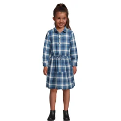 Blake Shelton x Lands' End Girls Flannel Dress