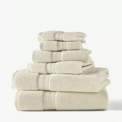 Blue Loom Liam Bleach Friendly Cotton 6 Piece Bath Towel Set