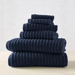 Blue Loom Mason 6 Piece Cotton Bath Towel Set