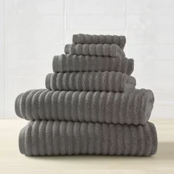 Blue Loom Mason 6 Piece Cotton Bath Towel Set