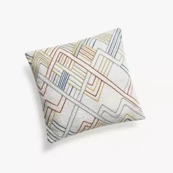 Blue Loom Savanah Lattice Cord Cotton Decorative Throw Pillow