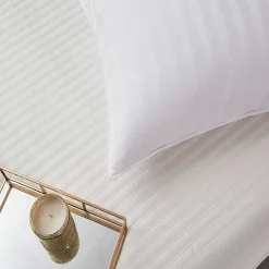 Blue Ridge Home Fashions Supreme 350 Thread Count Damask Stripe Cotton Down Pillow