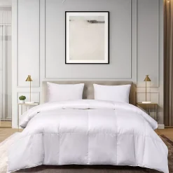 Blue Ridge Home Fashions 1000 Thread Count White Goose Down Supima Cotton Comforter