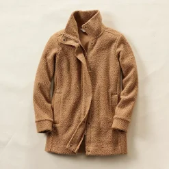 Boucle Fleece Coat