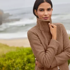 Boucle Fleece Coat