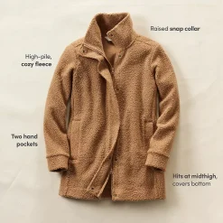Boucle Fleece Coat