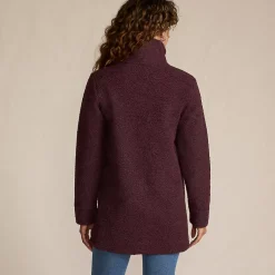 Boucle Fleece Coat