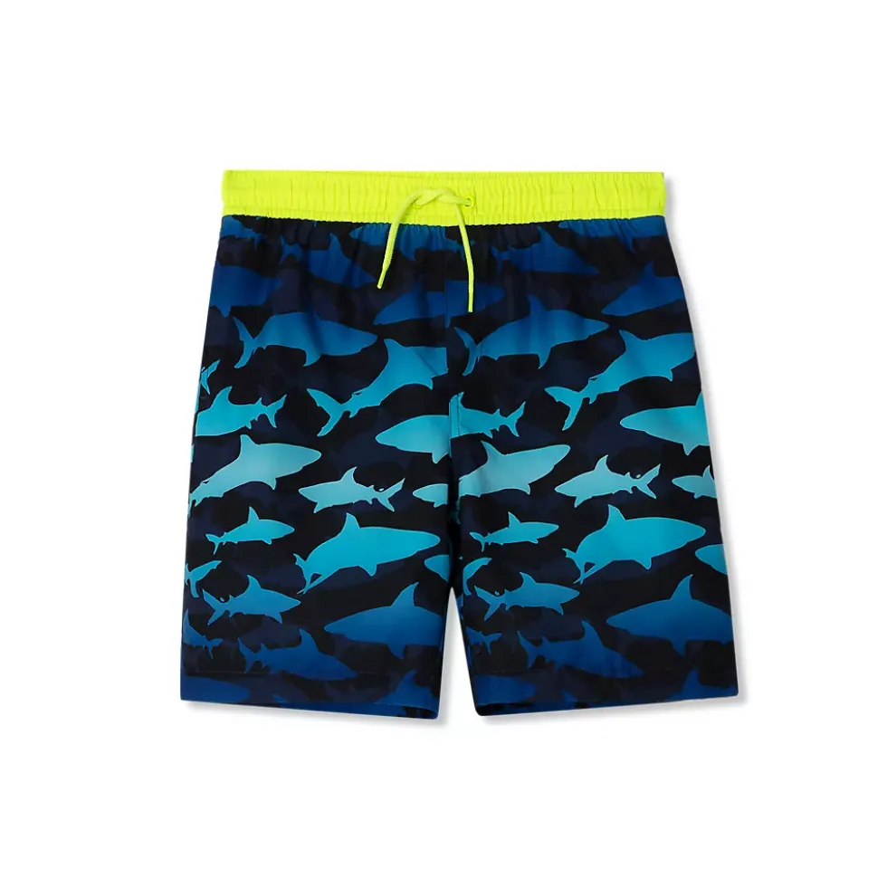Boys Active Stretch Swim Trunks