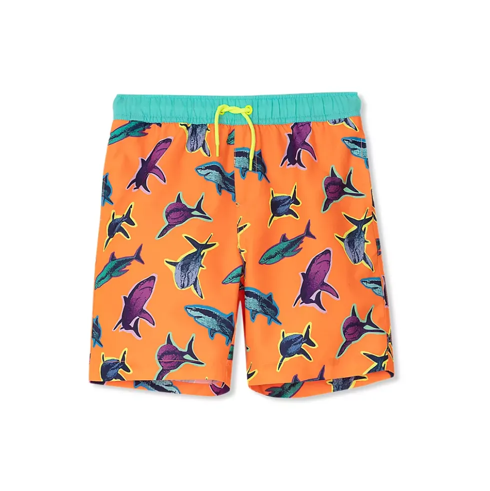 Boys Active Stretch Swim Trunks