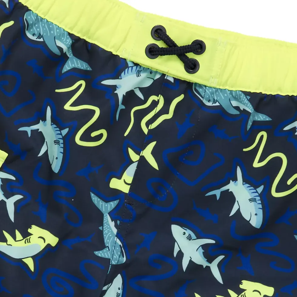 Boys Chlorine Resistant Cargo Hydroliner Long Board Shorts