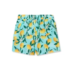 Boys Chlorine Resistant 5in Swim Trunks with Mesh Liner