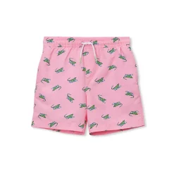 Boys Chlorine Resistant 5in Swim Trunks with Mesh Liner
