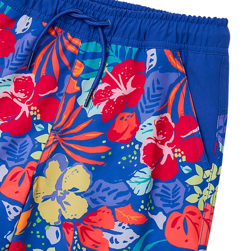 Boys Chlorine Resistant Stretch Hydroliner Sport Swim Trunks