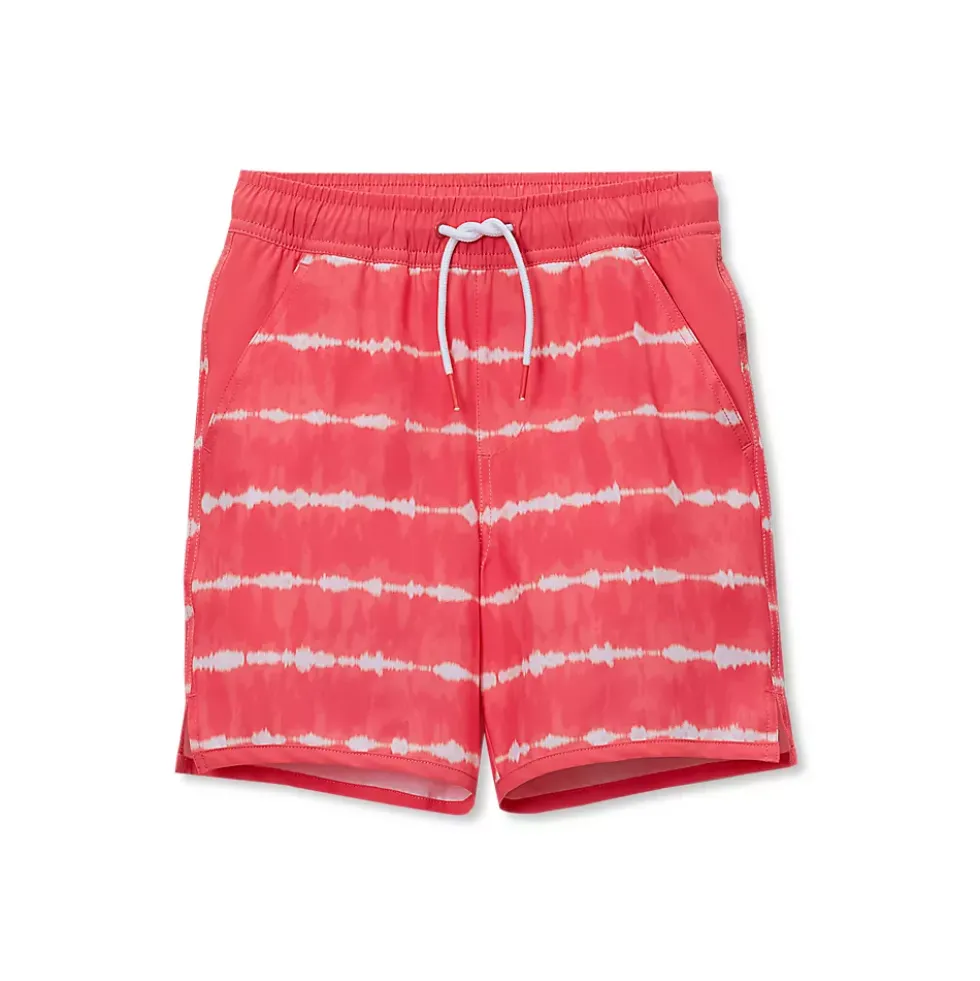 Boys Chlorine Resistant Stretch Hydroliner Sport Swim Trunks