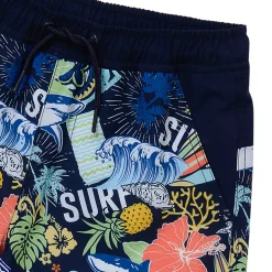 Boys Chlorine Resistant Stretch Hydroliner Sport Swim Trunks