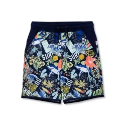 Boys Chlorine Resistant Stretch Hydroliner Sport Swim Trunks