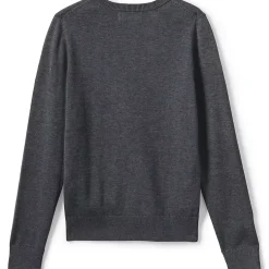 Boys Cotton Modal Fine Gauge V-neck Sweater