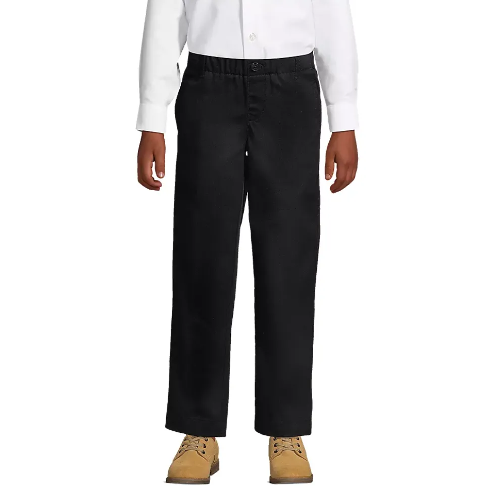 Boys Elastic Waist Pull-On Chino Pants