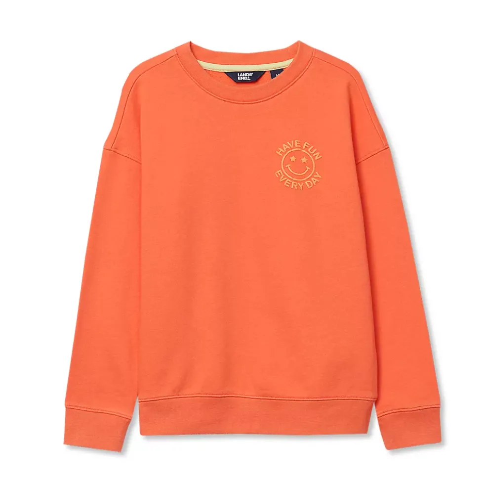Boys French Terry Crewneck Sweatshirt