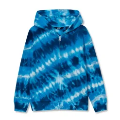 Boys Full Zip French Terry Hooded Sweatshirt