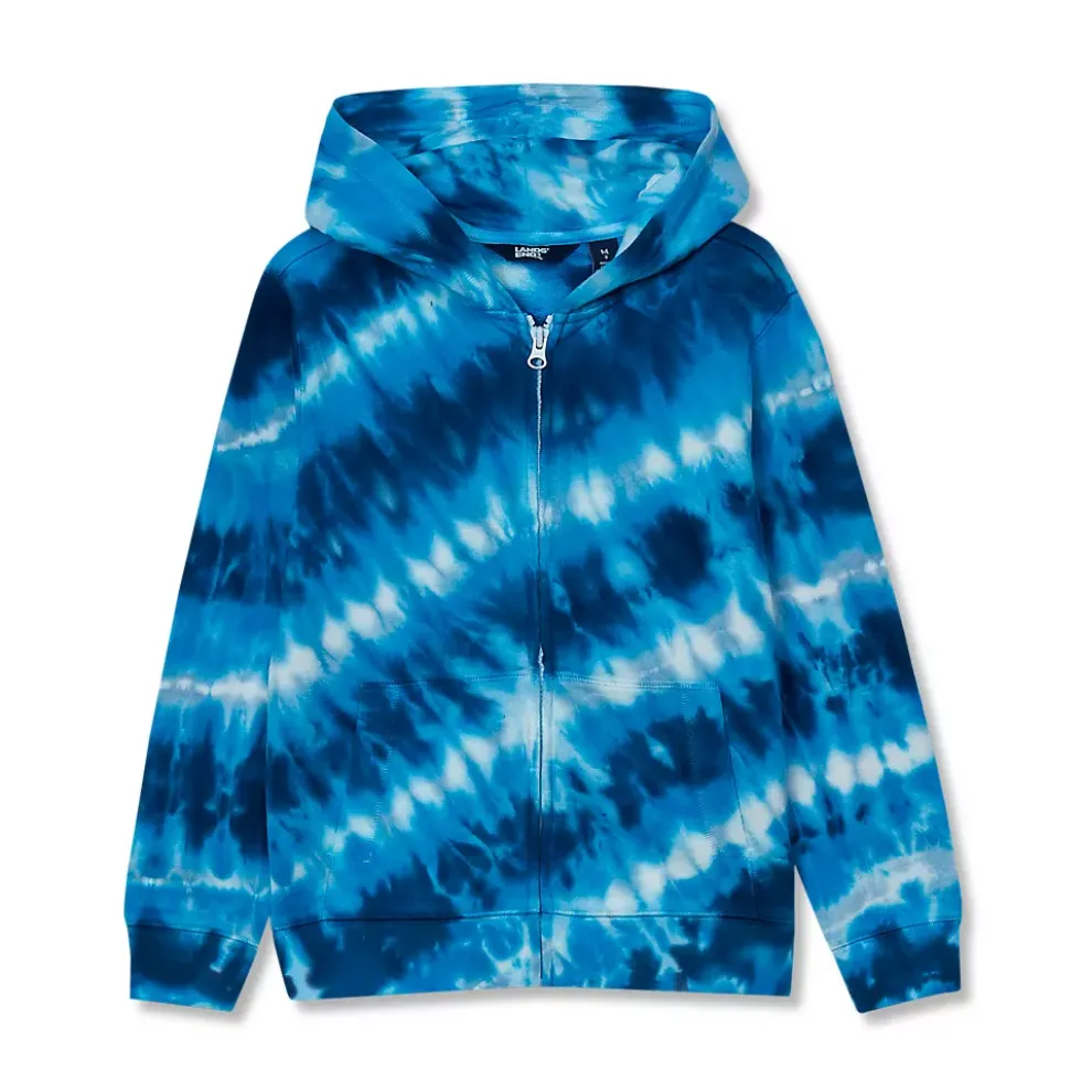 Boys Full Zip French Terry Hooded Sweatshirt