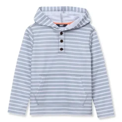 Boys Henley Pullover Hoodie