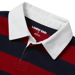 Boys Husky Long Sleeve Collared Rugby Shirt