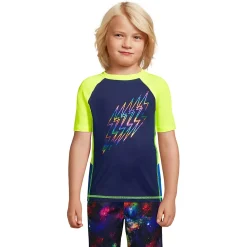 Boys Husky Short Sleeve Athletic Graphic T-Shirt