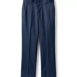 Boys Iron Knee Blend Plain Front Chino Pants