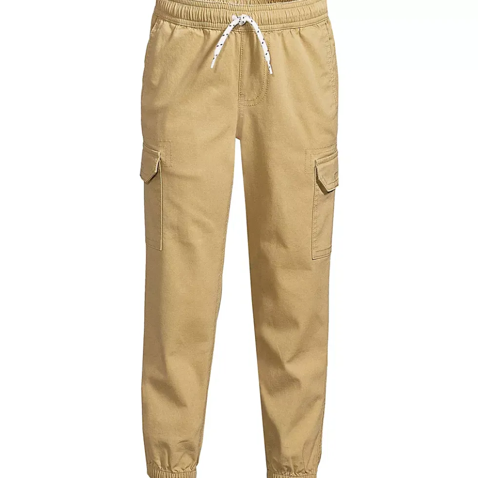 Boys Iron Knee Stretch Cargo Jogger Pants